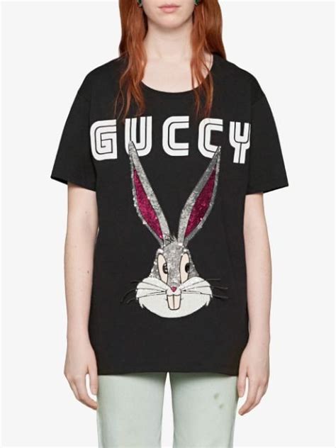 gucci bugs bunny t shirt white|Gucci Bugs Bunny Shirt .